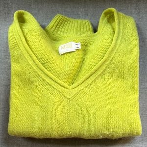 NationLTD sweater in vibrant neon yellow/green